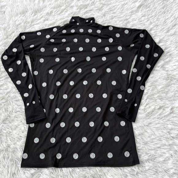 Zozosuit Unisex button print top & pants set in black size 7 NWOT - Picture 9 of 12